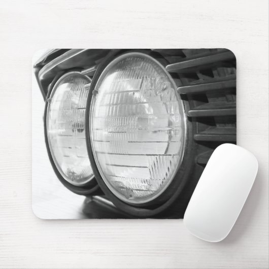Vintages BMW-Scheinwerfer mousepad (Mit Mouse)