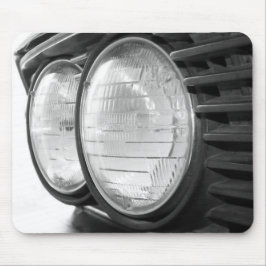 Vintages BMW-Scheinwerfer mousepad