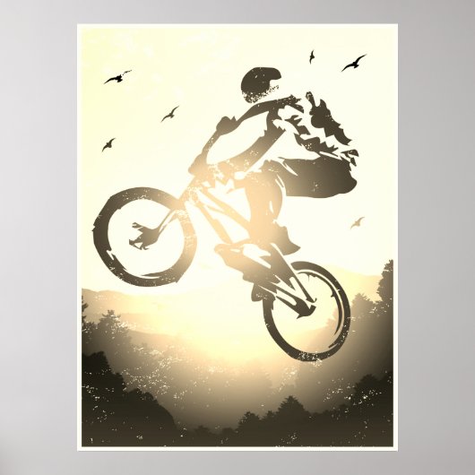 Vintages Bmx Bike - Retro Bmx Poster drucken (Vorne)