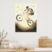 Vintages Bmx Bike - Retro Bmx Poster drucken (Küche)