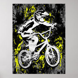Vintages BMX Racing - BMX Bike - BMX Poster drucke