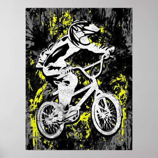 Vintages BMX Racing - BMX Bike - BMX Poster drucke (Vorne)