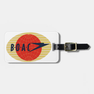 Vintages BOAC Fluglinien-Logo Gepäckanhänger