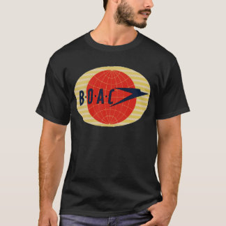 Vintages BOAC Fluglinien-Logo T-Shirt