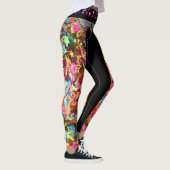 Vintages Bohemisches Göttin-Neon Leggings (Rechts)