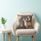 Vintages Boho Chic Woodland Tiere Hirschhollbit Kissen (Stuhl )