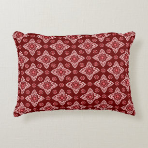 Vintages Boho geometrisches Muster Dekokissen