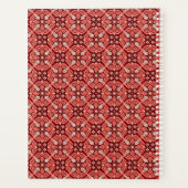 Vintages Boho geometrisches Muster Planer (Rückseite)