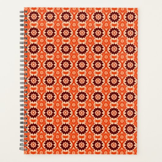 Vintages Boho geometrisches Muster Planer (Vorderseite)