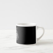 Vintages Boho Owl Design Espressotasse (Rechts)