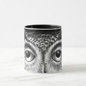 Vintages Boho Owl Design Tasse (Zentrum)