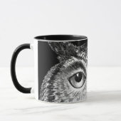 Vintages Boho Owl Design Tasse (Links)