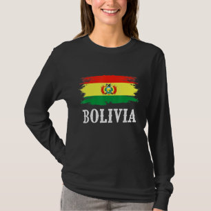 Vintages Bolivien Flag I Liebe Bolivien T-Shirt