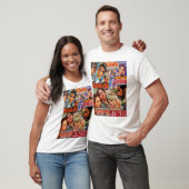 Vintages Bollywood Muster 2 T-Shirt (Unisex)