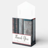 Vintages Bookcase Bevorzugungsfeld Geschenkschachtel (Geöffnet)