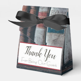 Vintages Bookcase Bevorzugungsfeld Geschenkschachtel