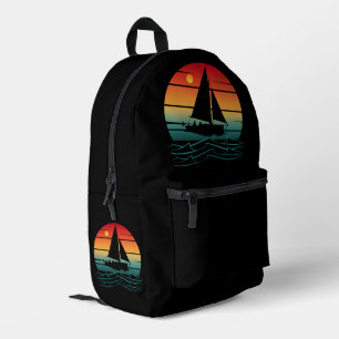Vintages Boot Bedruckter Rucksack