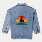 Vintages Boot Jeansjacke (Rückseite)