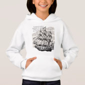 Vintages Boot MIT QUOTE Hoodie (Vorderseite)