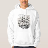 Vintages Boot MIT QUOTE Hoodie (Vorderseite)