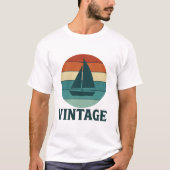 Vintages Boot T-Shirt (Vorderseite)