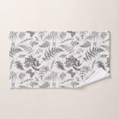 Vintages Botanik- und Schmetterlingsmuster Badhandtuch Set (Handtuch)