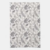 Vintages Botanik- und Schmetterlingsmuster Geschirrtuch (Vertikal)