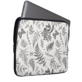 Vintages Botanik- und Schmetterlingsmuster Laptopschutzhülle (Vorne Rechts)
