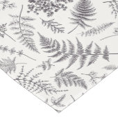 Vintages Botanik- und Schmetterlingsmuster Mittelgroßer Tischläufer (Ecke)