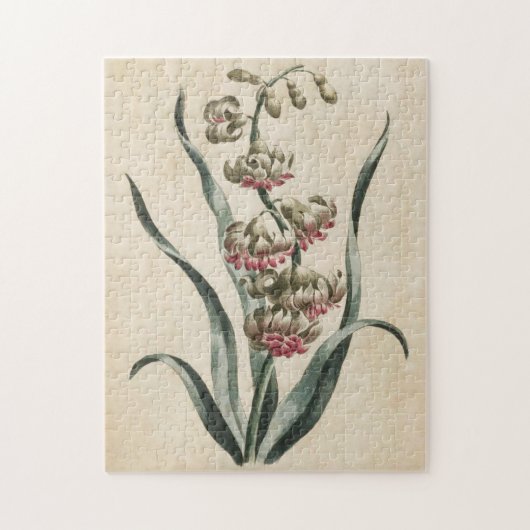 Vintages botanisches BlumenHyakinth Puzzle (Vertikal)