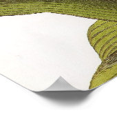 Vintages botanisches Blumenposter; Iris Poster (Ecke)