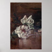 Vintages botanisches Blütenbild Poster (Vorne)