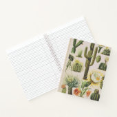 Vintages botanisches Cactus Illustration-Notebook Notizblock (Innenseite)