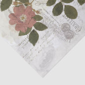 Vintages botanisches Collage - Gewebepapier Seidenpapier (Detail)