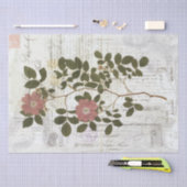 Vintages botanisches Collage - Gewebepapier Seidenpapier (Handwerk)