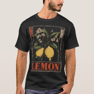 Vintages botanisches Design von Fresh Lemon Citrus T-Shirt