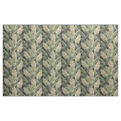 Vintages botanisches Druckbananenblatt Stoff (Yard (91,4 cm))