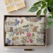 Vintages botanisches Gewebe für Entdeckungen Seidenpapier (Geschenk)