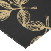 Vintages botanisches Gold und Silber Tischdecke (Schrägansicht)