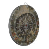 Vintages botanisches Hippo Dartscheibe (Vorderseite Links)