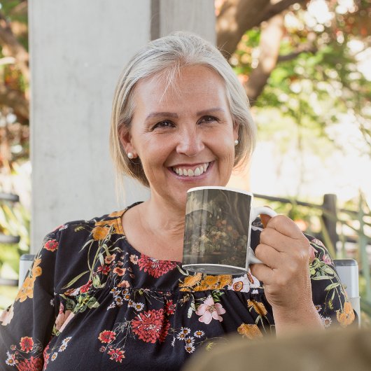 Vintages botanisches Hippo Kaffeetasse