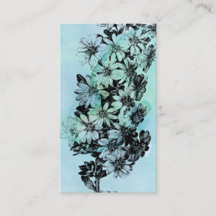 Vintages Botanisches Journal oder Notenkarte Begleitkarte