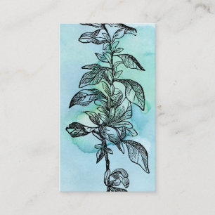 Vintages Botanisches Journal oder Notenkarte Begleitkarte