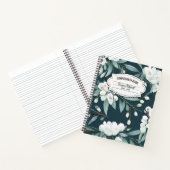 Vintages botanisches KompositionsNotebook Notizblock (Innenseite)