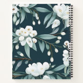 Vintages botanisches KompositionsNotebook Notizblock (Rückseite)