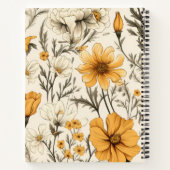 Vintages botanisches KompositionsNotebook Notizblock (Rückseite)