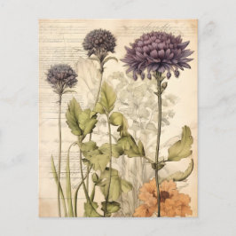 Vintages botanisches Kräuterbuch