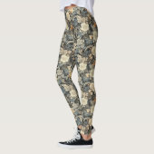 Vintages botanisches Kunstwerk Leggings (Links)