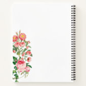 Vintages botanisches Monogramm Notizblock (Rückseite)