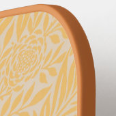 Vintages botanisches Morris-Muster Pickleball Schläger (Linke Seite)